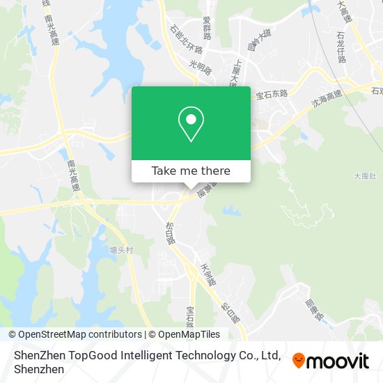 ShenZhen TopGood Intelligent Technology Co., Ltd map