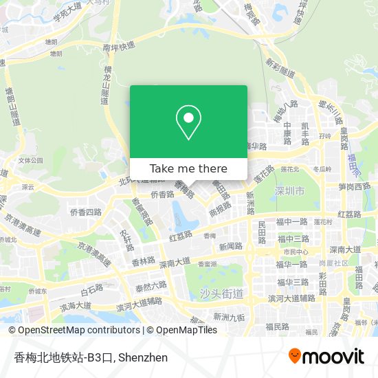 香梅北地铁站-B3口 map