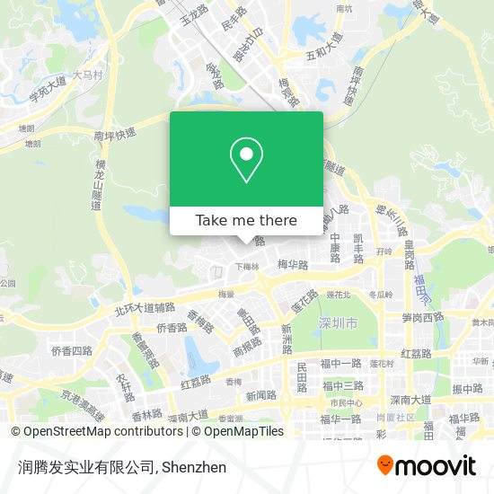 润腾发实业有限公司 map