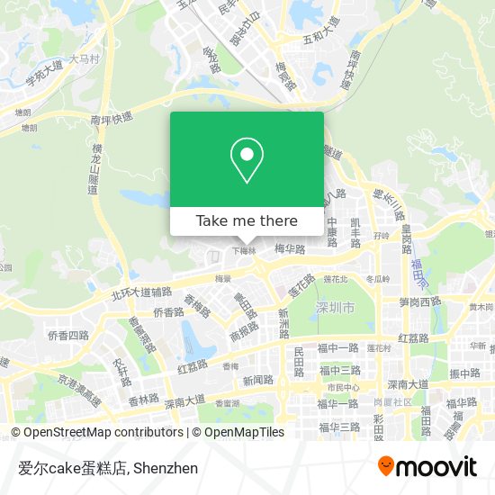 爱尔cake蛋糕店 map