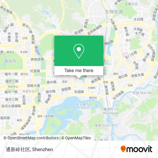 通新岭社区 map