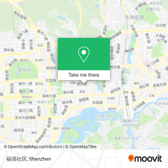 福强社区 map