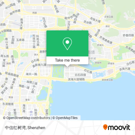 中信红树湾 map