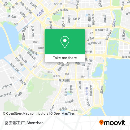 富安娜工厂 map