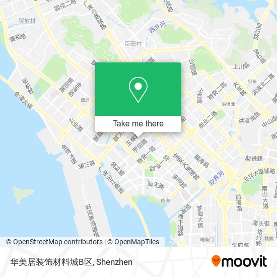 华美居装饰材料城B区 map