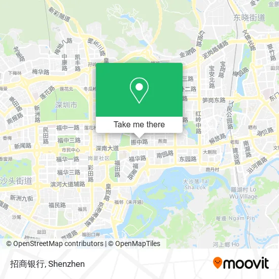 招商银行 map