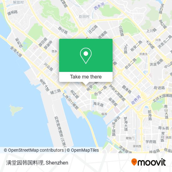 满堂园韩国料理 map