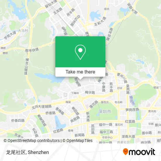 龙尾社区 map