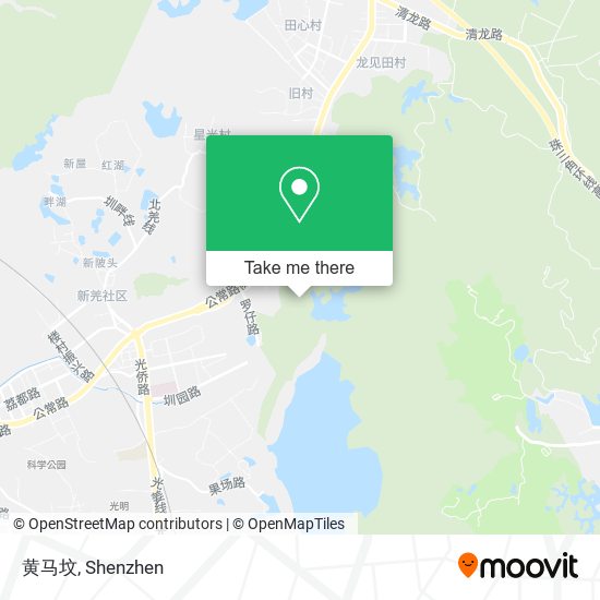 黄马坟 map