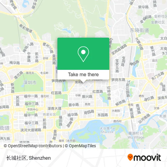 长城社区 map
