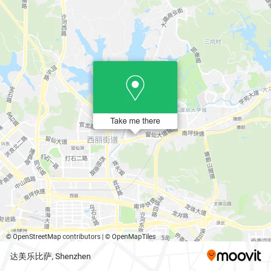 达美乐比萨 map