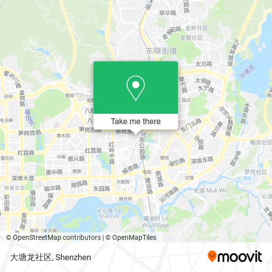 大塘龙社区 map