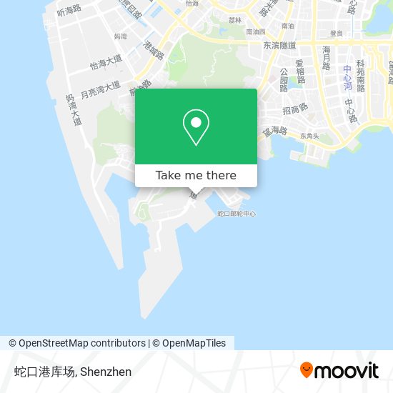 蛇口港库场 map