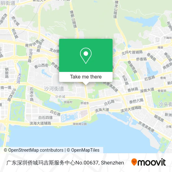广东深圳侨城玛吉斯服务中心No.00637 map