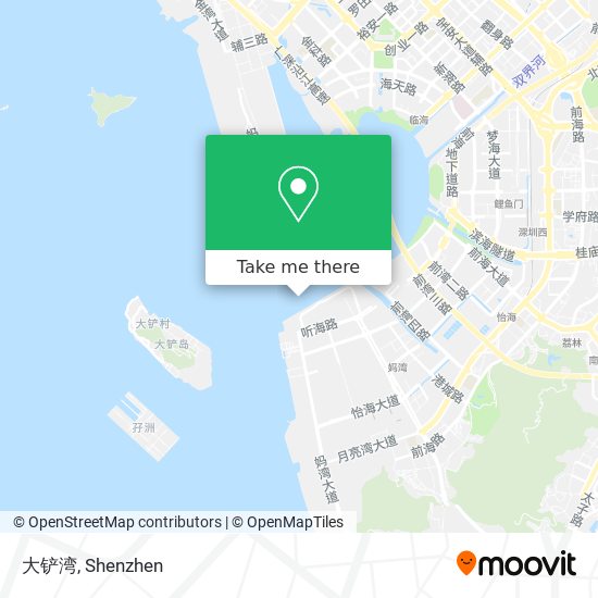 大铲湾 map