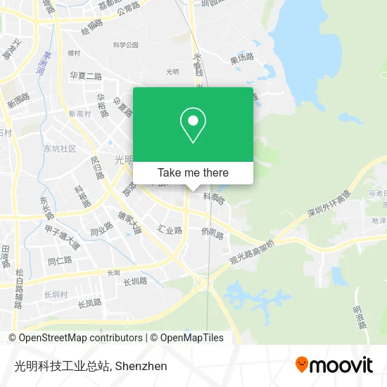 光明科技工业总站 map