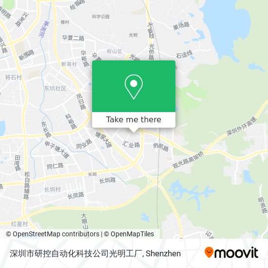 深圳市研控自动化科技公司光明工厂 map