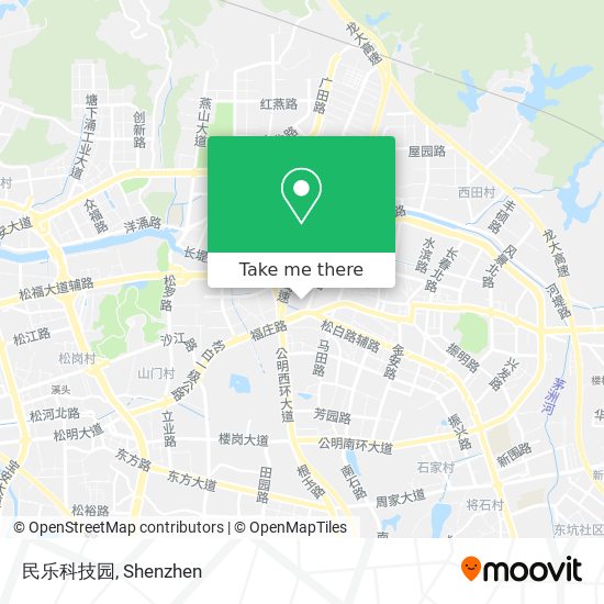 民乐科技园 map