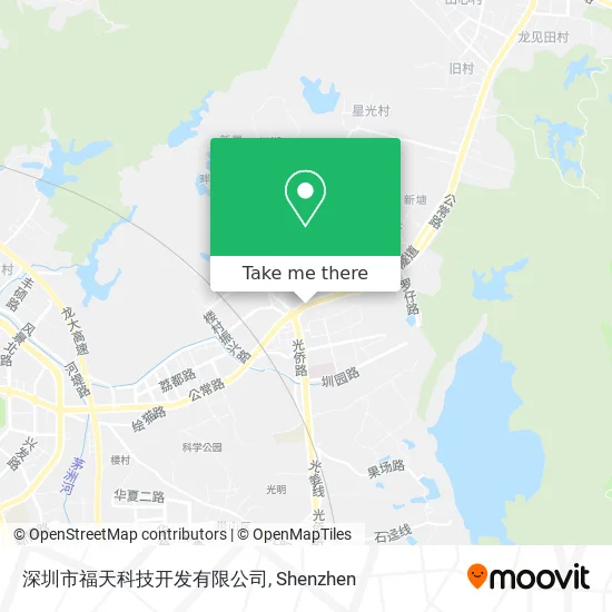 深圳市福天科技开发有限公司 map