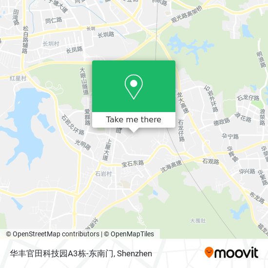 华丰官田科技园A3栋-东南门 map