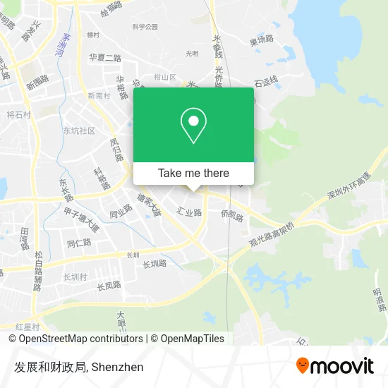 发展和财政局 map