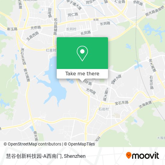 慧谷创新科技园-A西南门 map