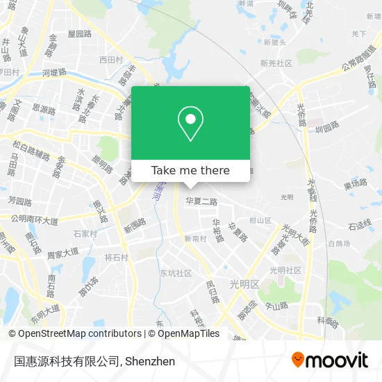 国惠源科技有限公司 map