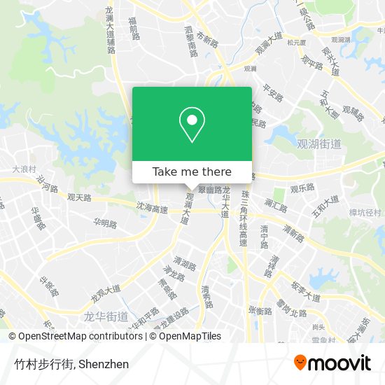 竹村步行街 map