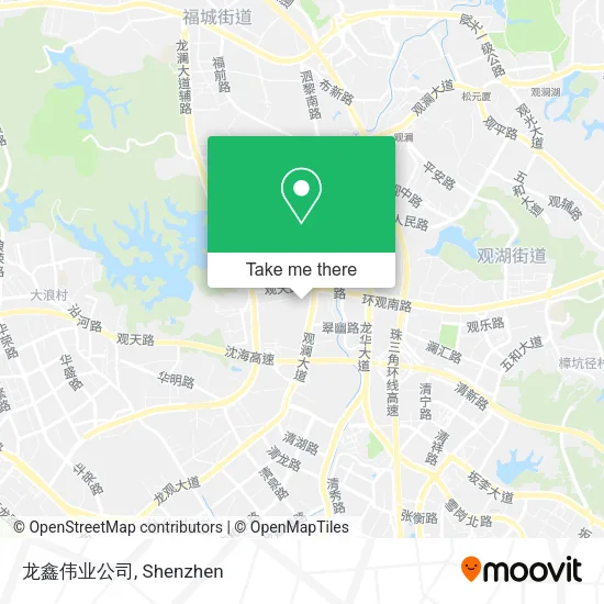 龙鑫伟业公司 map