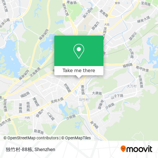 独竹村-88栋 map
