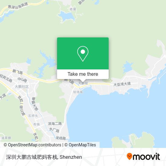 深圳大鹏古城肥妈客栈 map