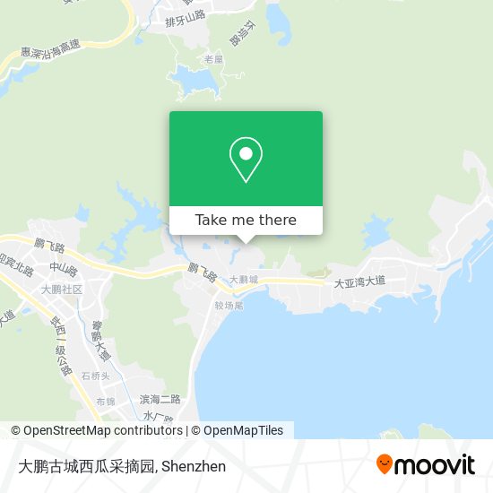 大鹏古城西瓜采摘园 map
