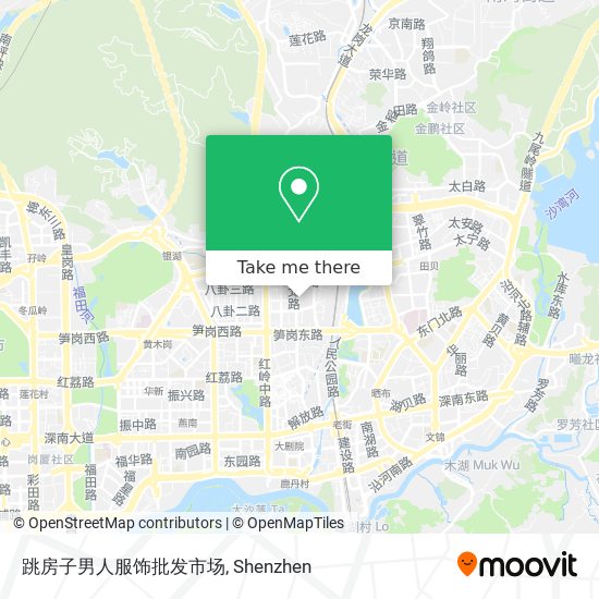 跳房子男人服饰批发市场 map