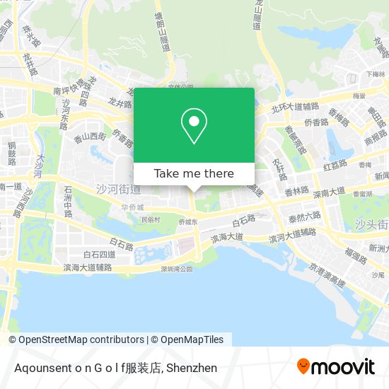Aqounsent o n G o l f服装店 map