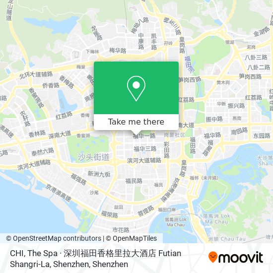 CHI, The Spa · 深圳福田香格里拉大酒店 Futian Shangri-La, Shenzhen map