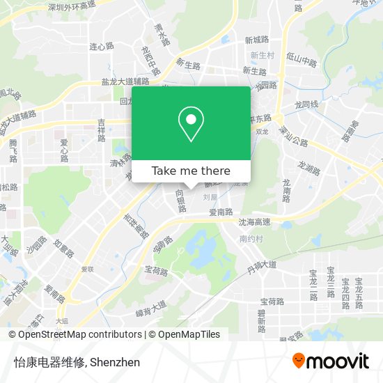 怡康电器维修 map