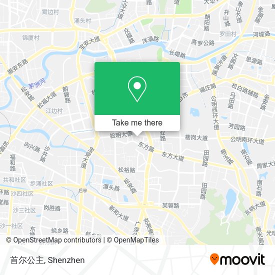 首尔公主 map