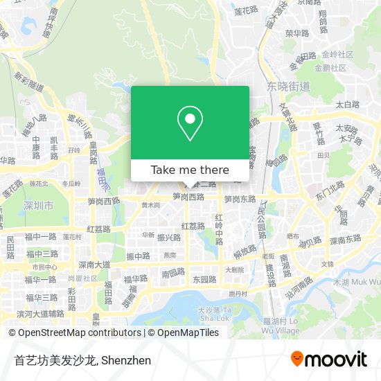 首艺坊美发沙龙 map