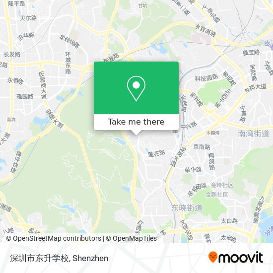 深圳市东升学校 map