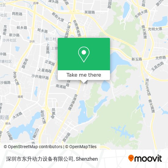 深圳市东升动力设备有限公司 map