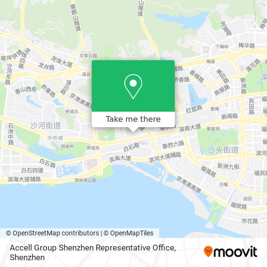 Accell Group Shenzhen Representative Office map