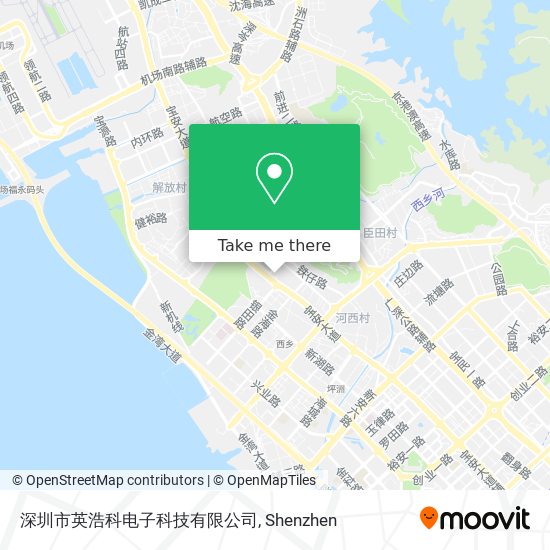 深圳市英浩科电子科技有限公司 map