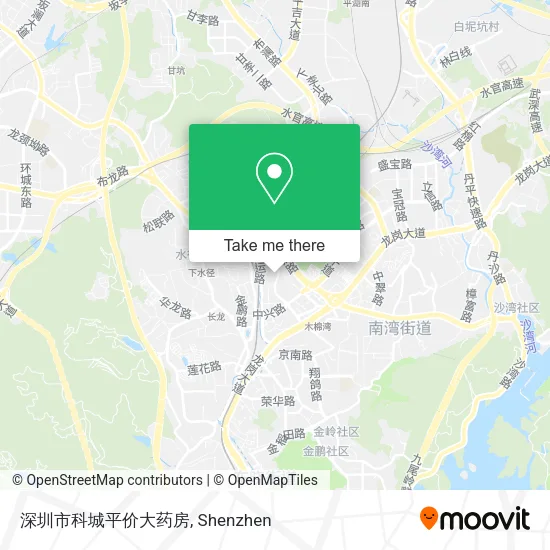 深圳市科城平价大药房 map