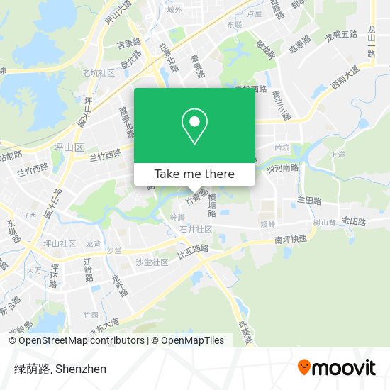 绿荫路 map