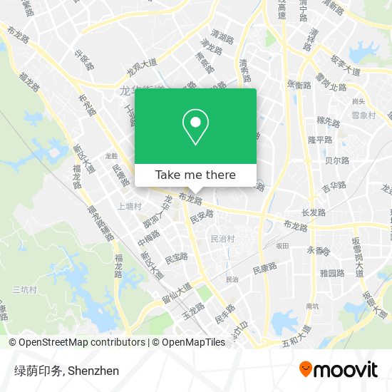 绿荫印务 map