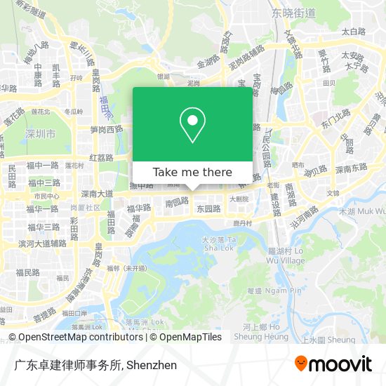 广东卓建律师事务所 map