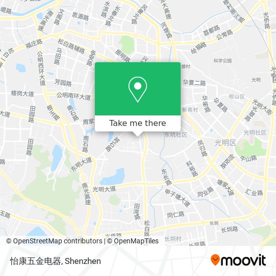 怡康五金电器 map