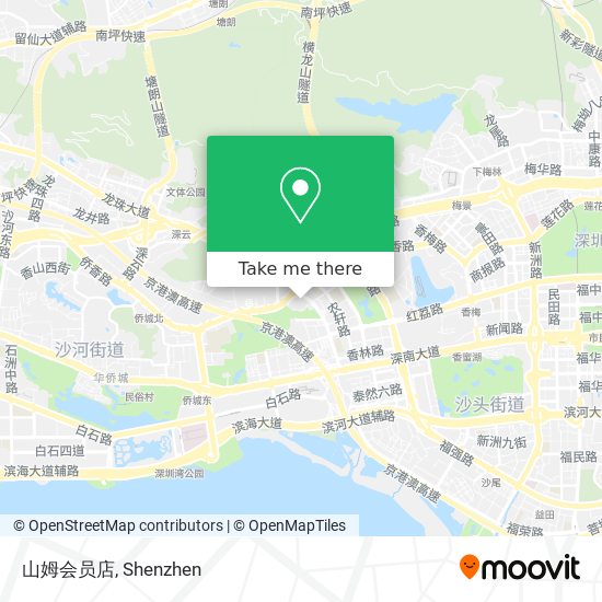 山姆会员店 map