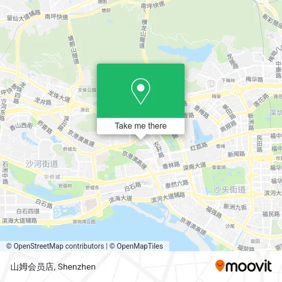 山姆会员店 map