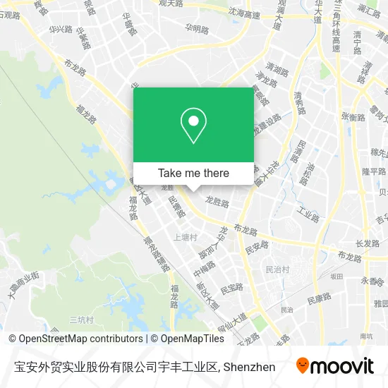 宝安外贸实业股份有限公司宇丰工业区 map